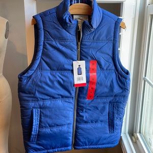 NWT Weatherproof vintage blue vest M